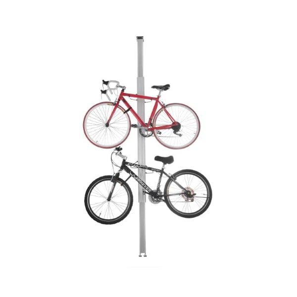 Leisure Sports Aluminum Bike Storage Rack, Tension Mount, 2 Bicycles Vertically, Adjustable Height 514721HHY - main